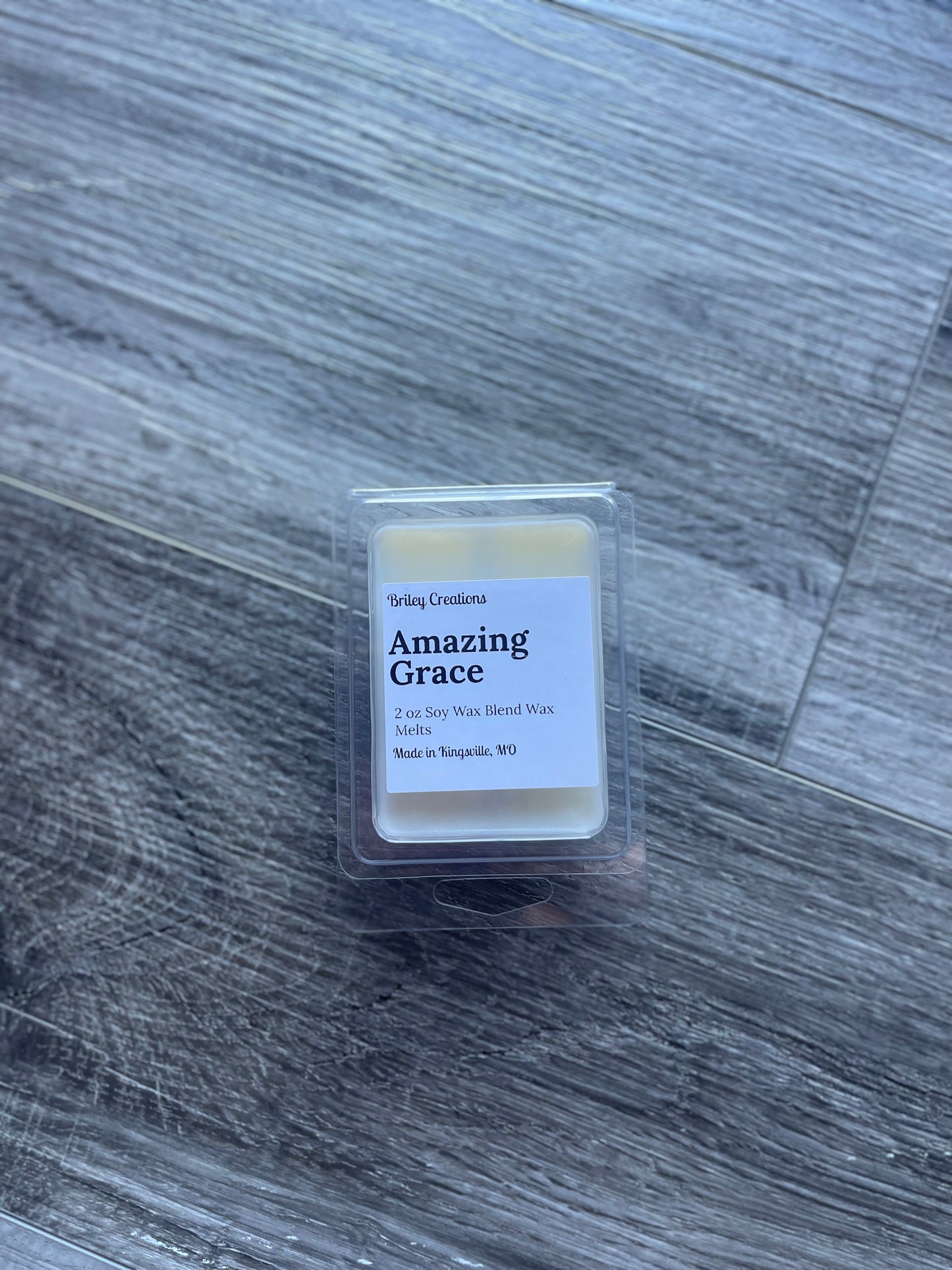Amazing Grace Scented Soy Wax Blend Wax Melt Bars