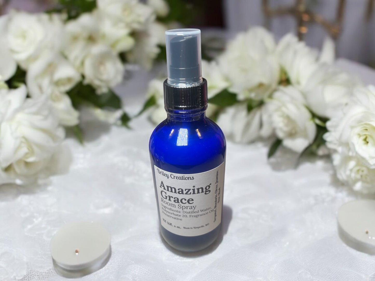 Amazing Grace Room Spray 4 oz. Glass Bottle