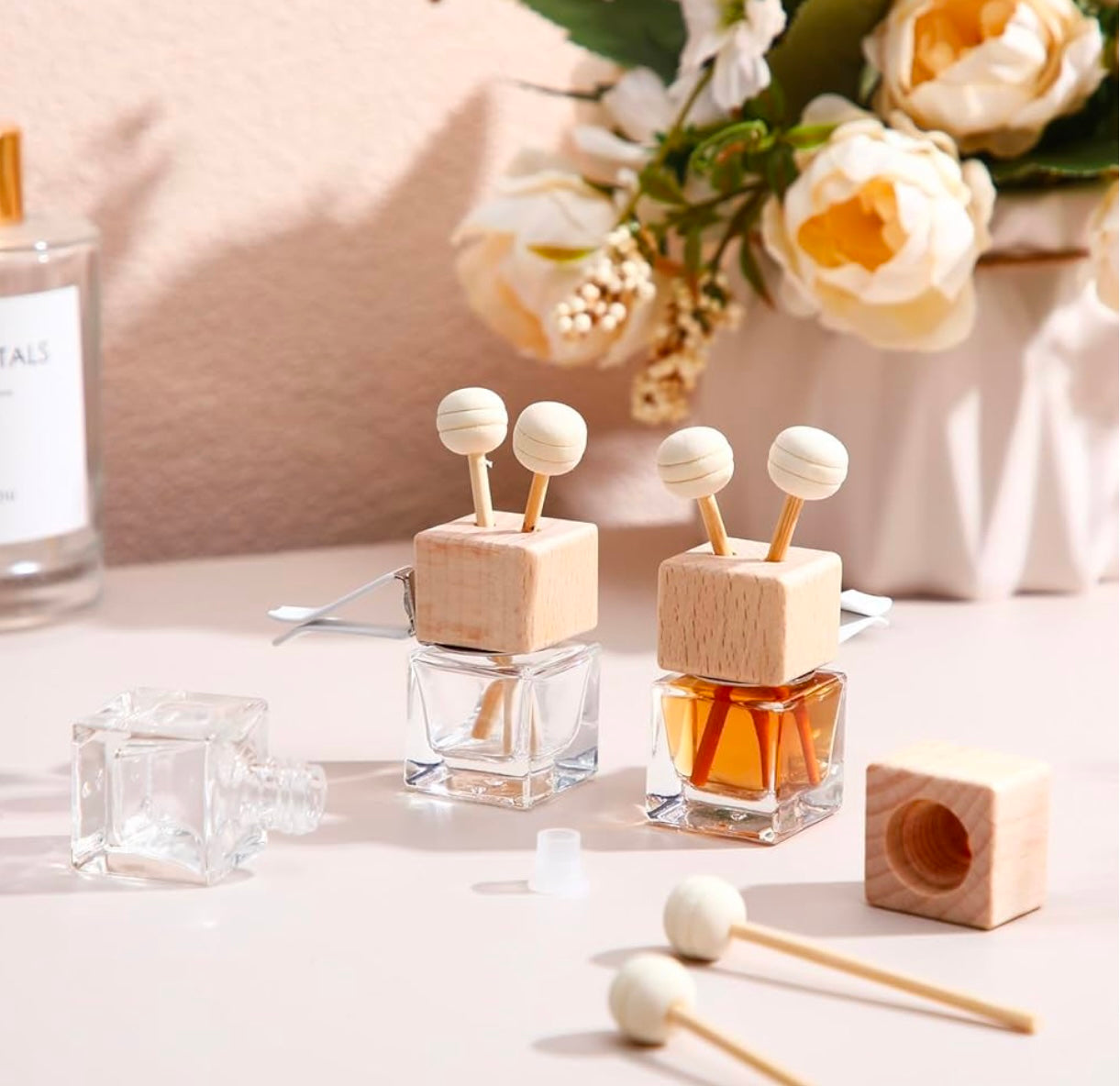 Glass Car Vent Diffuser 8 ml Salted Caramel