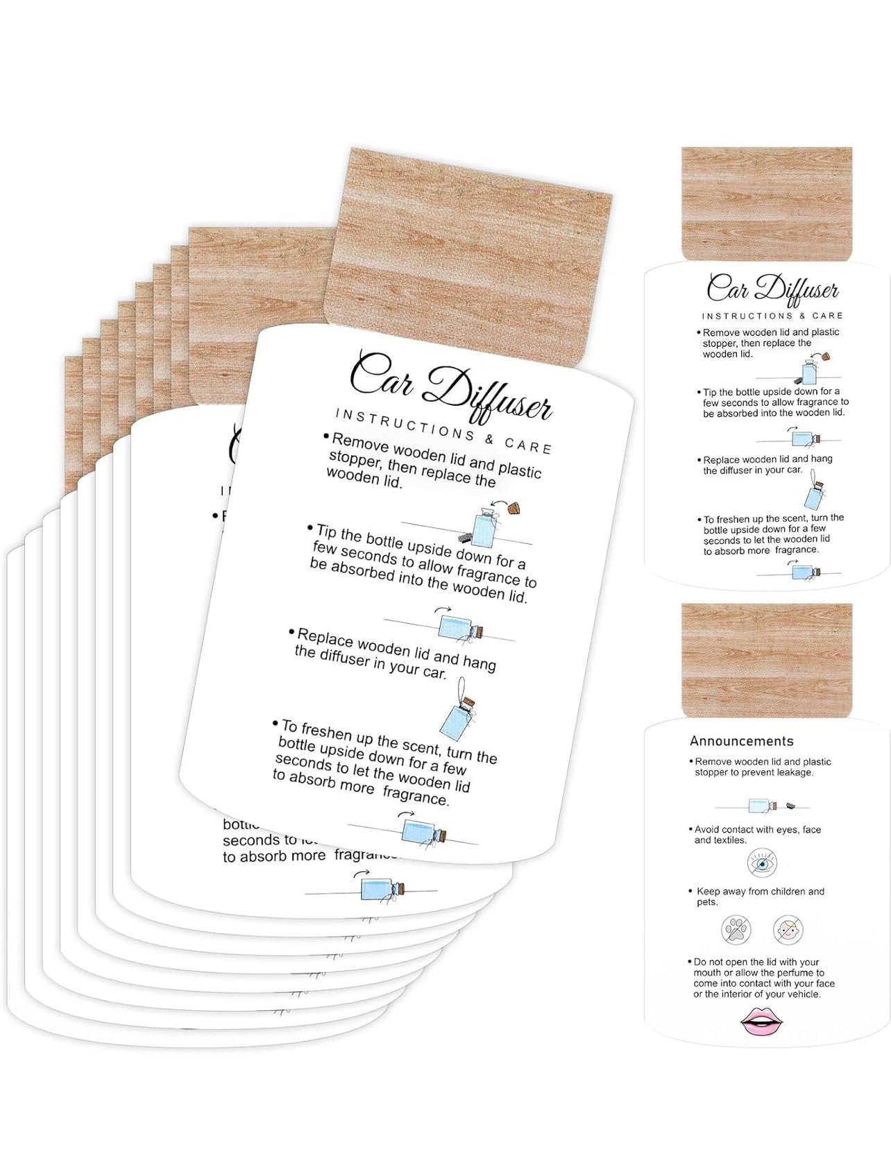 Glass Car Diffuser 10 ml Salted Carmel