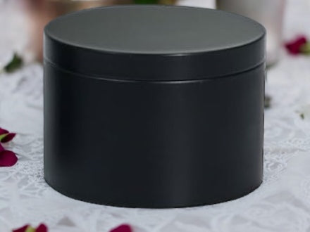 Salted Caramel Scented Soy Wax Blend Candle 13 oz Tin Vessel